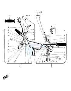 F4 [SIDEWINDER] 250 [SIDEWINDER] drawing HANDLEBAR