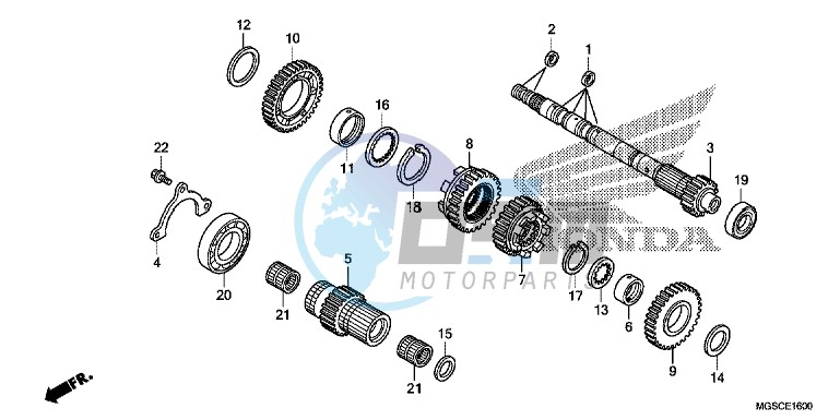 TRANSMISSION (MAINSHAFT)