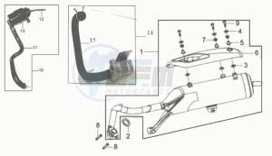 JOYRIDE 125 drawing EXHAUST