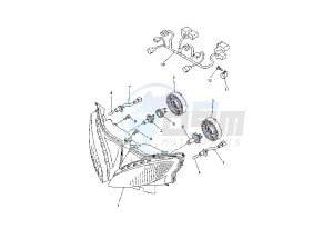 FZ6-S FAZER 600 drawing HEADLIGHT