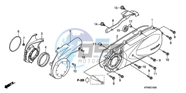 LEFT CRANKCASE COVER