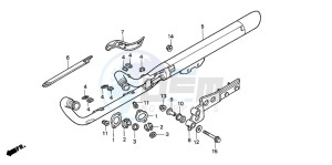 NV750C2 drawing EXHAUST MUFFLER