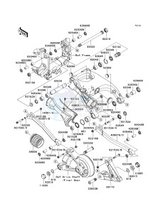 ZG 1400 B [CONCOURS 14] (8F-9F) B8F drawing SWINGARM