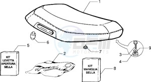 Zip 50 SP drawing Saddle