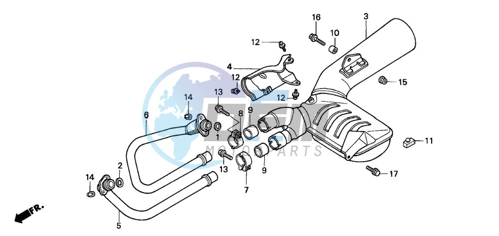 EXHAUST MUFFLER