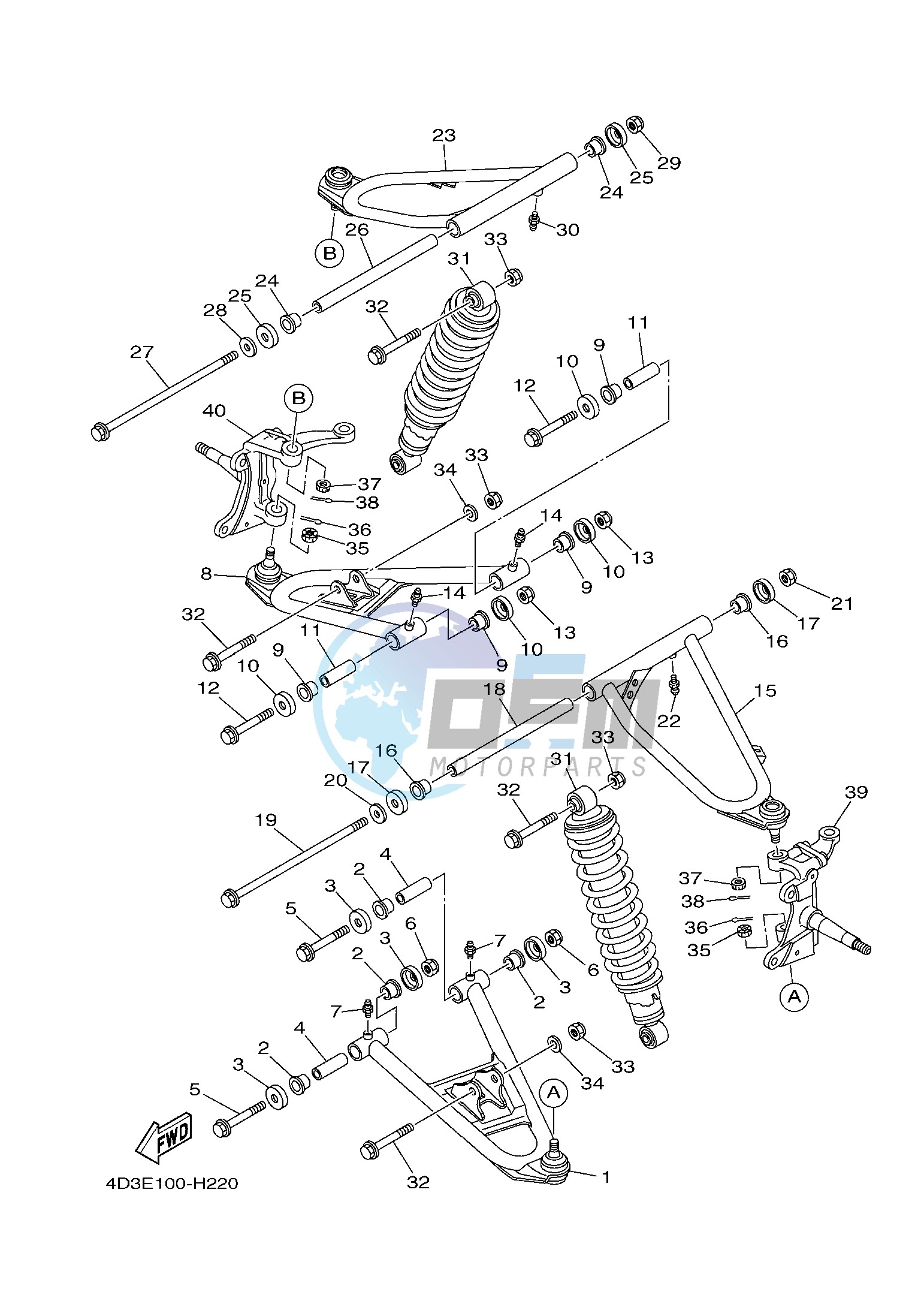 FRONT SUSPENSION & WHEEL