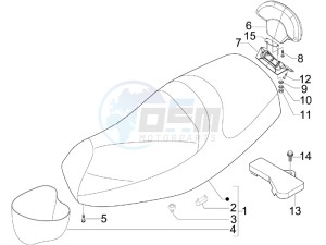 MP3 300 ie lt MP3 300 ie lt Sport drawing Saddle seats - Tool roll