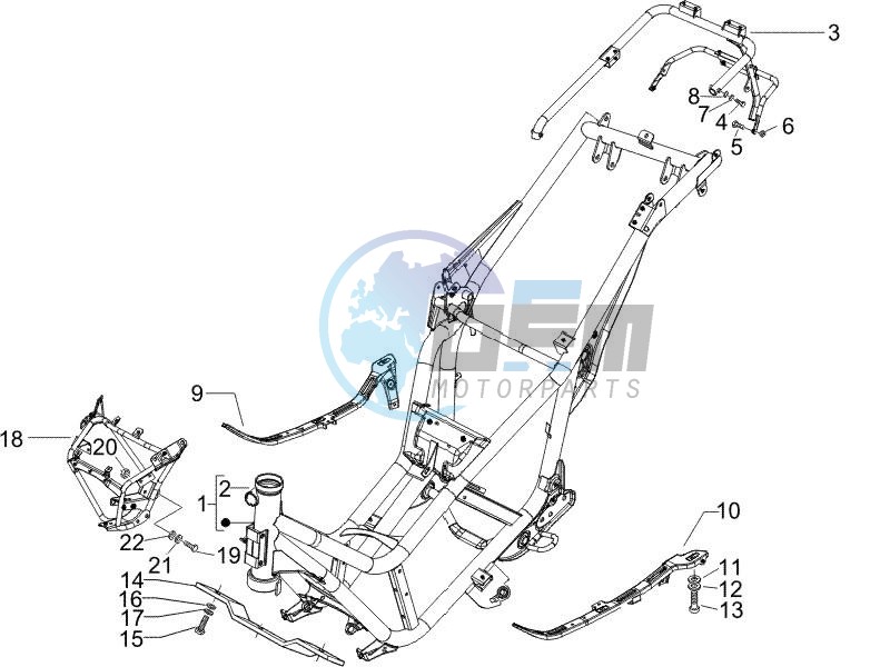 Frame bodywork