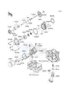 ZX 600 P [NINJA ZX-6R] (7F-8FA) P7F drawing OIL PUMP_OIL FILTER