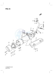 UH125Z BURGMAN EU drawing MUFFLER