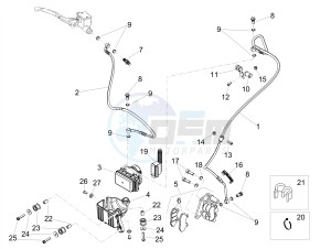 SX 125 E4 (APAC) drawing ABS Brake system