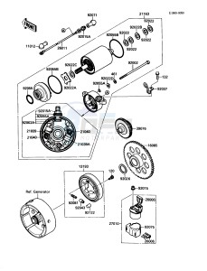 KLF 220 A [BAYOU 220] (A1-A4) [BAYOU 220] drawing STARTER MOTOR