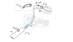 SENDA SM DRD RACING LTD - 50 CC EU2 drawing EXHAUST