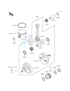 KX 125 J [KX125] (J2) [KX125] drawing CRANKSHAFT_PISTON