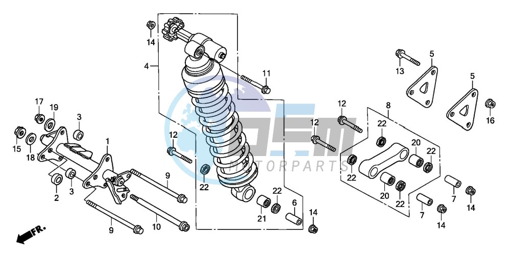 REAR CUSHION (XL1000V)