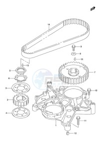 DF 9.9 drawing Timing Belt