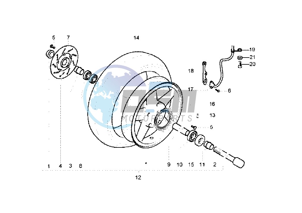 Front wheel abs