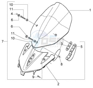 Nexus 500 drawing Windscreen