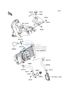 ER-6f EX650CBF GB XX (EU ME A(FRICA) drawing Water Pipe