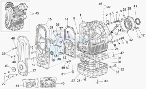 Griso V 850 IE IE drawing Crank-case