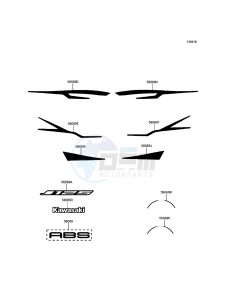 J125 ABS SC125CHFA XX (EU ME A(FRICA) drawing Decals