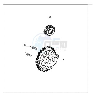 FIGHT 3 A 4T LE MANS drawing OIL PUMP