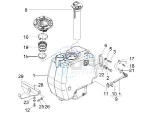 Runner 50 SP drawing Fuel Tank