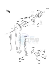 KVF360 KVF360B7F EU drawing Camshaft(s)/Tensioner