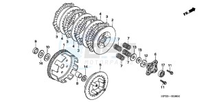 TRX90XC TRX90 ED drawing CLUTCH