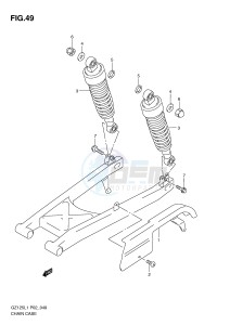 GZ125 (P02) drawing CHAIN CASE