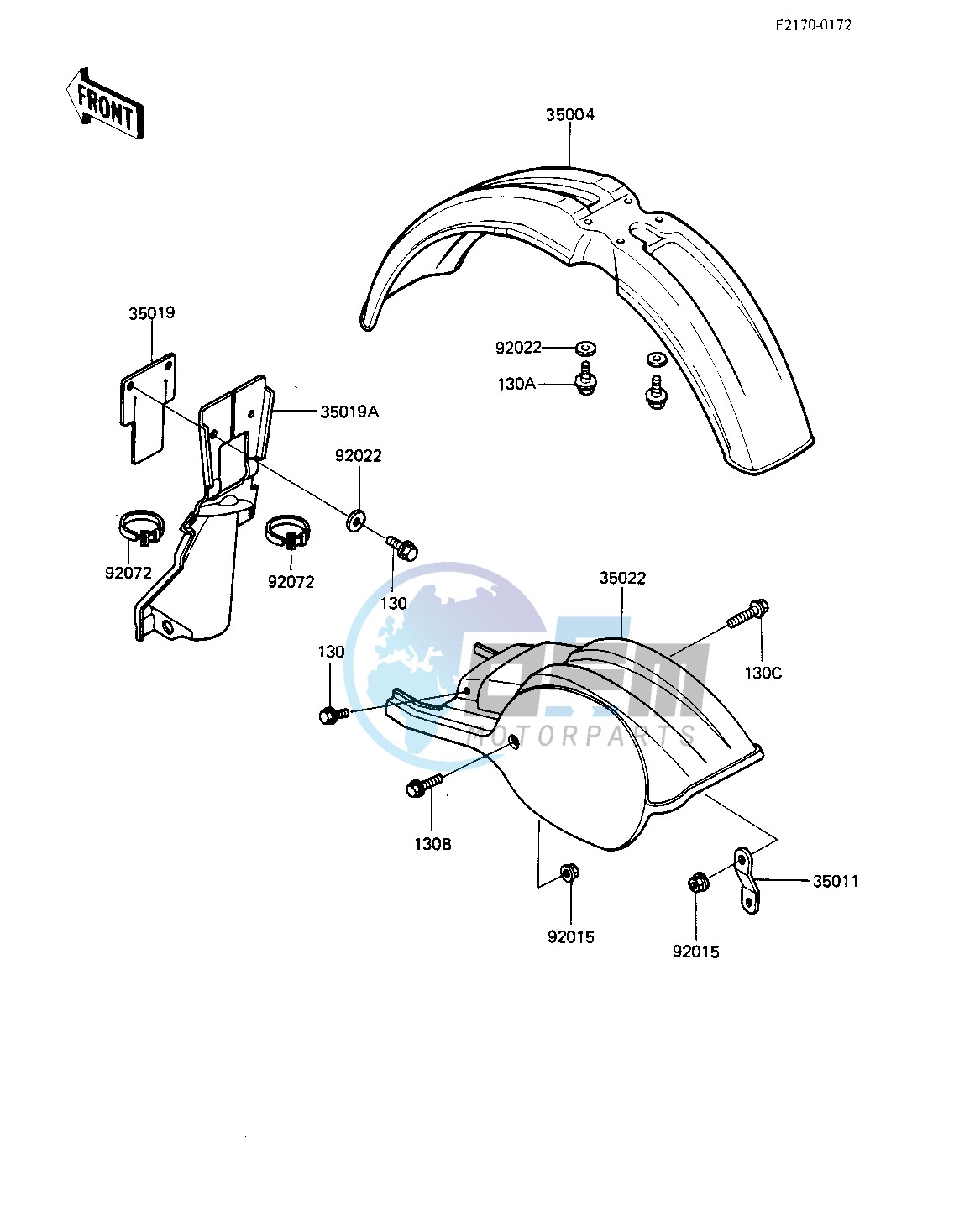 FENDERS -- 83 A1- -