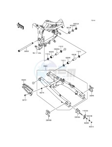 NINJA_250SL BX250AFF XX (EU ME A(FRICA) drawing Swingarm