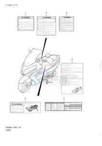 AN400 ABS BURGMAN EU drawing LABEL