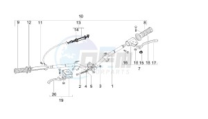 SONAR - 50 CC VTHLR1A1A 2T drawing HANDLEBAR