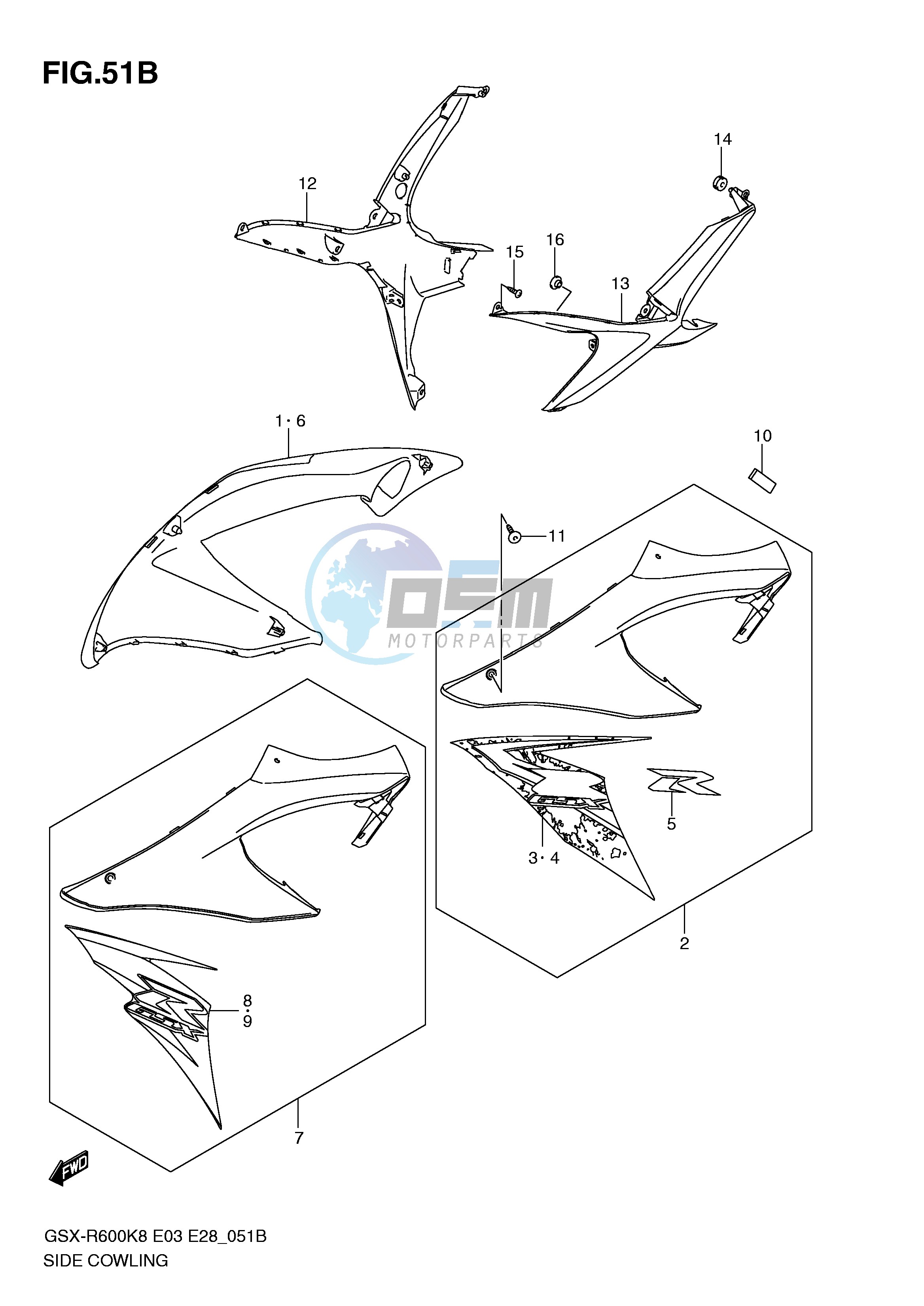 SIDE COWLING (MODEL L0)