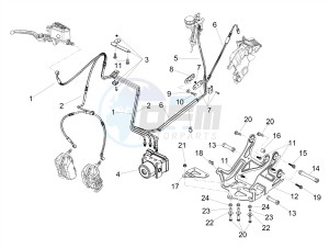 DORSODURO 900 E4 ABS (APAC) drawing ABS Brake system