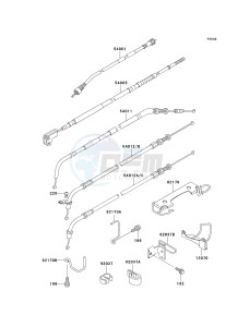 EN 500 C [VULCAN 500 LTD] (C6-C9) [VULCAN 500 LTD] drawing CABLES