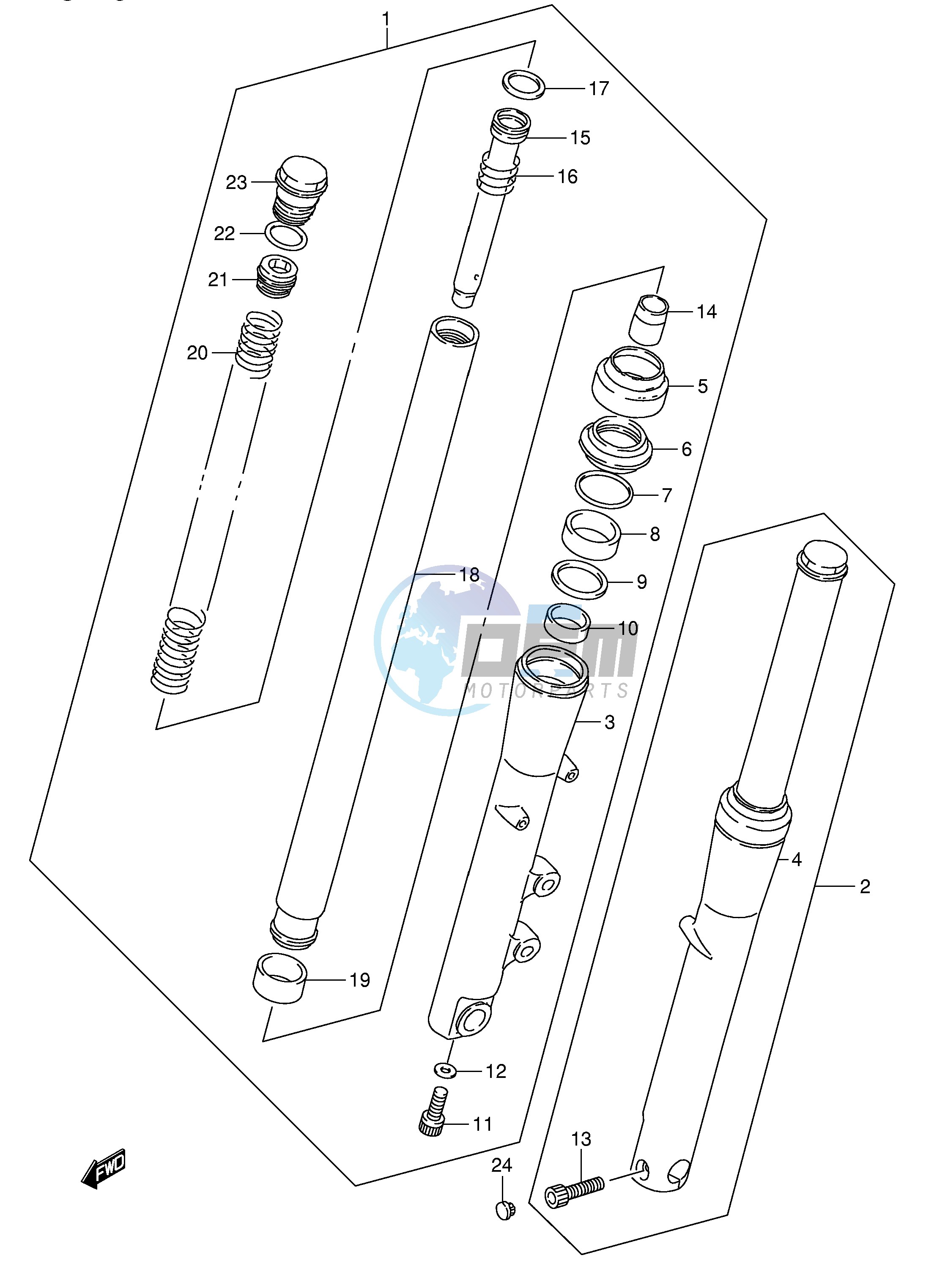 FRONT DAMPER (MODEL K4)