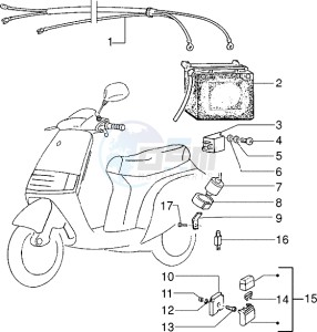 Skipper 150 drawing Rear Wheel