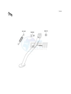 KLX 300 A [KLX300R] (A6F-A7A) A6F drawing STAND-- S- -