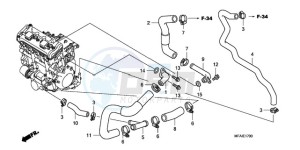 CBF1000A9 EK drawing WATER PIPE