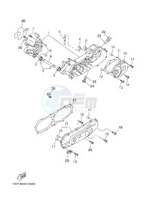 CW50N BW'S NAKED (2B7P 2B7P 2B7P) drawing CRANKCASE