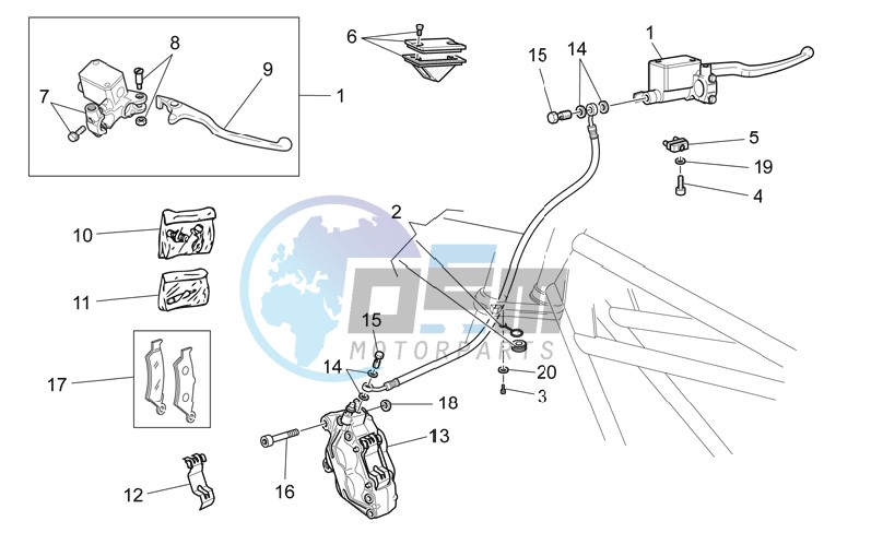 Front brake system