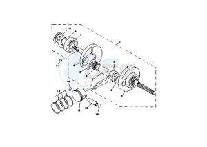 XC FLY ONE R 150 drawing CRANKSHAFT PISTON