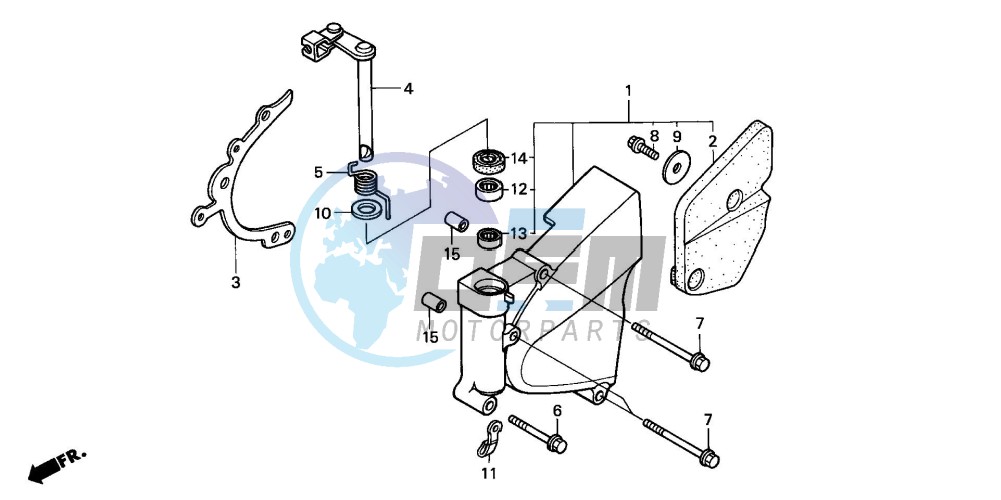 LEFT REAR CRANKCASE COVER