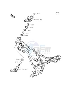 NINJA 300 ABS EX300BGFA XX (EU ME A(FRICA) drawing Frame