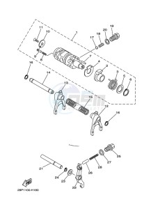 YFM700FWAD GRIZZLY 700 EPS (BLT5) drawing SHIFT CAM & FORK