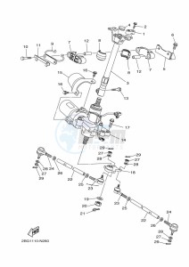 YFM700FWBD KODIAK 700 EPS (B5KJ) drawing STEERING