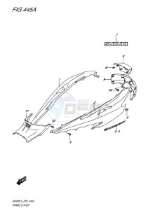 AN400 BURGMAN EU drawing FRAME COVER