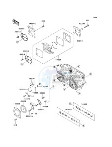 JS 750 C [SXI PRO] (C1-C5) [SXI PRO] drawing CARBURETOR PARTS